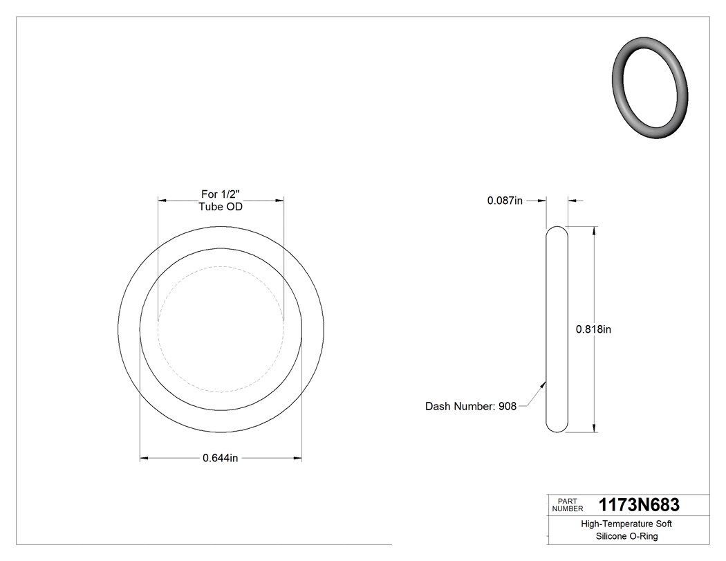 Technical drawing - 1173N683
